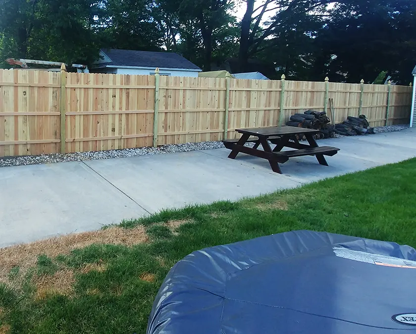 cedar fence vertical panels