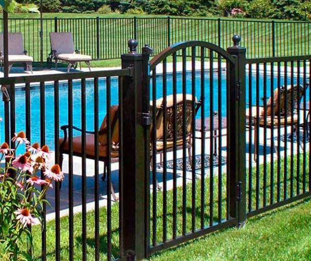 Somerdale aluminum fence